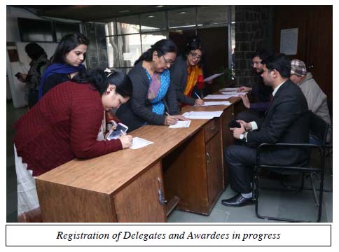 Registration of Delegates and Awardees in progress