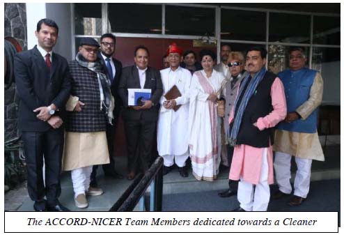 The ACCORD-NICER Team Members dedicated towards a Cleaner India.